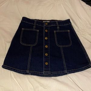 Dark denim jean skirt, size XS, Altard State